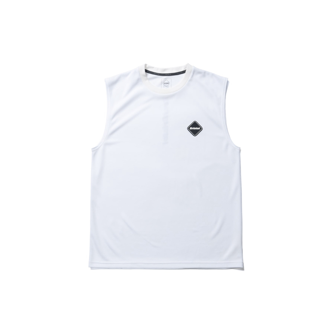 F.C.R.B.(エフシーアールビー)のFCRB 24SS NO SLEEVE TRAINING TOP WHITE メンズのトップス(タンクトップ)の商品写真