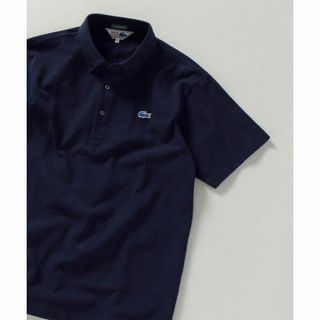 SHIPS 別注 LACOSTE ラコステ ピケボタンダウンポロシャツ ネイビー