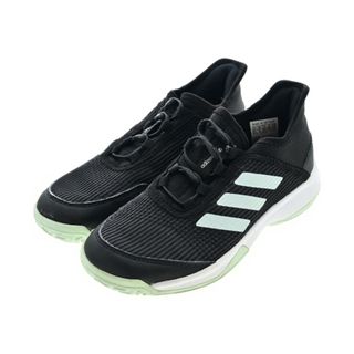 アディダス(adidas)のadidas アディダス スニーカー 21cm 黒x水色 【古着】【中古】(スニーカー)