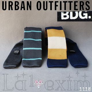 アーバンアウトフィッターズ(Urban Outfitters)のアーバンアウトフィッターズ BDG ニットタイ 春夏 フレッシャーズ ２点セット(ネクタイ)