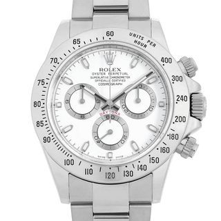 ロレックス(ROLEX)のロレックス デイトナ 116520 ホワイト G番 メンズ 中古 腕時計(腕時計(アナログ))