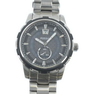 フォッシル(FOSSIL)のFOSSIL フォッシル 腕時計 - 黒系xシルバー 【古着】【中古】(その他)