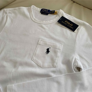 ポロラルフローレン(POLO RALPH LAUREN)の新品タグ付　ラルフローレン　ポケット　ロングTシャツ　M(Tシャツ(長袖/七分))