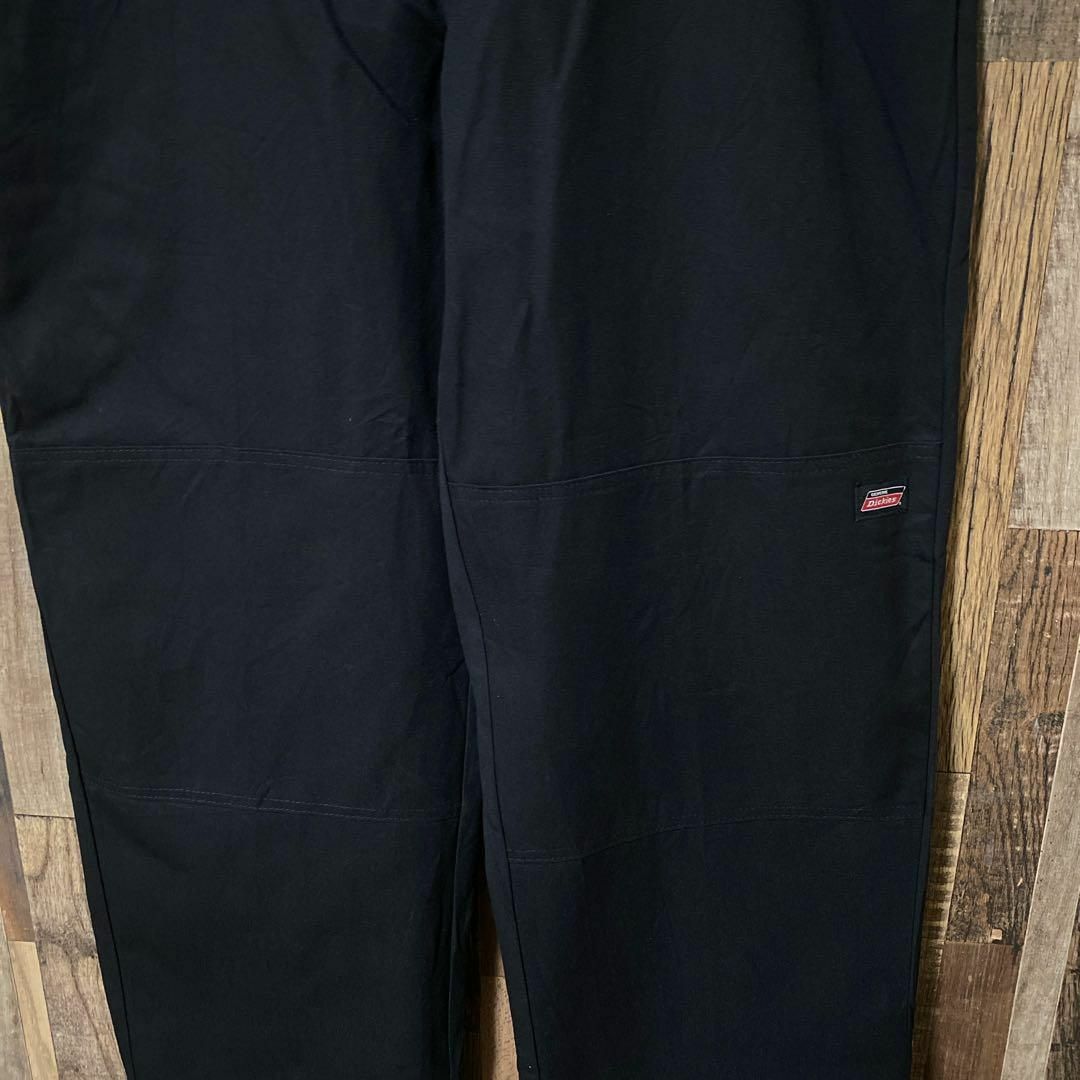 Dickies(ディッキーズ)のメンズ 2XL 38 ダブルニー ディッキーズ ワーク ブラック パンツ 古着 メンズのパンツ(ワークパンツ/カーゴパンツ)の商品写真