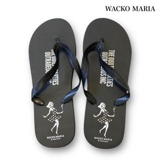 ワコマリア(WACKO MARIA)の【WACKO MARIA】(未使用) ワコマリア 男前ビーチサンダル ブラック(サンダル)