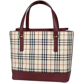 バーバリー(BURBERRY)のバーバリー チェック柄 ハンドバッグ レディース 【中古】(ハンドバッグ)