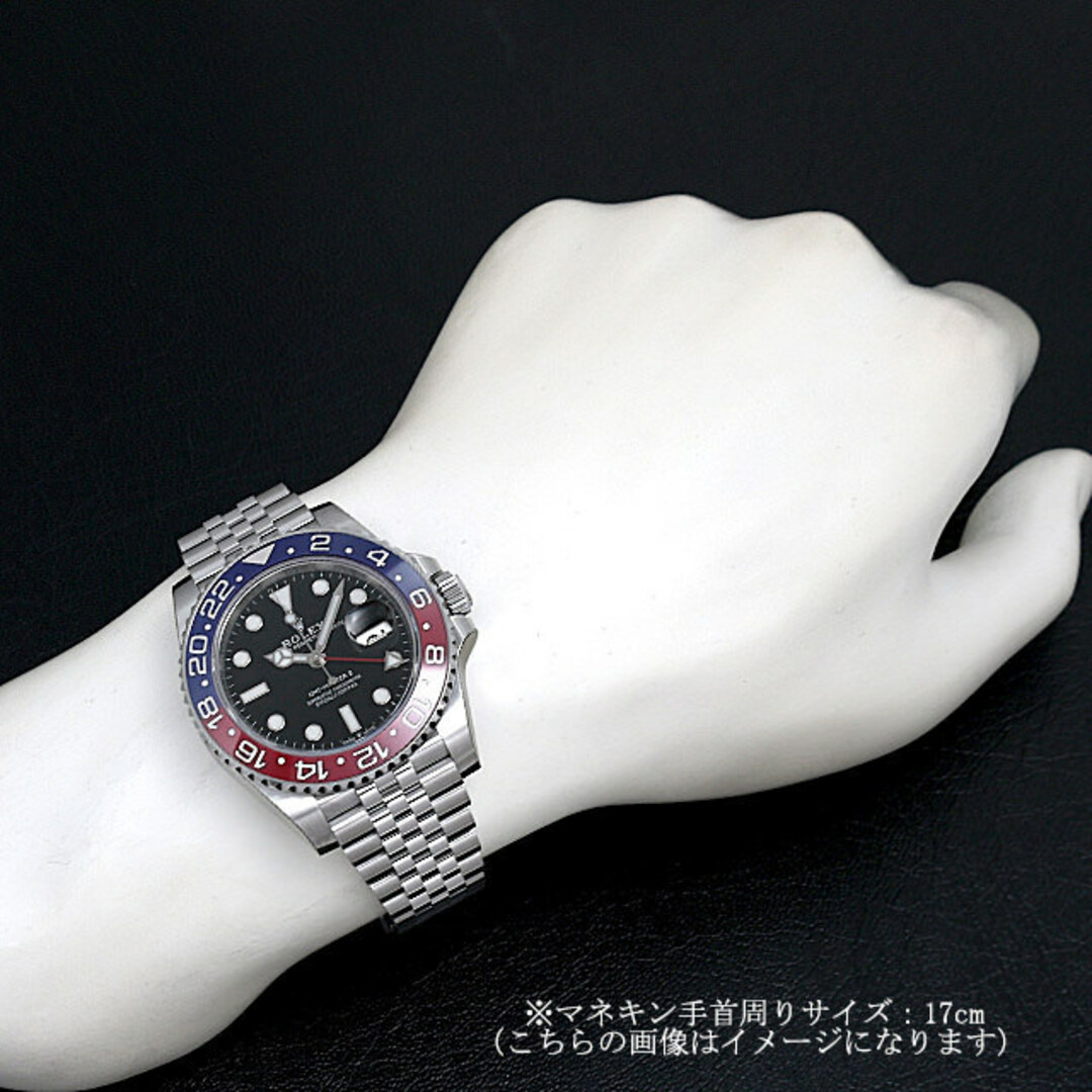 ROLEX(ロレックス)のロレックス GMTマスターII 126710BLRO ブラック 初期ベゼル 5列 ジュビリーブレス ランダム番 メンズ 中古 腕時計 メンズの時計(腕時計(アナログ))の商品写真
