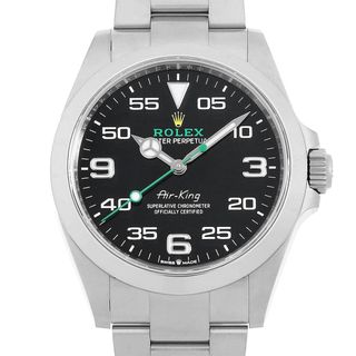 ロレックス(ROLEX)のロレックス エアキング 126900 ブラック ランダム番 メンズ 中古 腕時計(腕時計(アナログ))