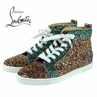 クリスチャンルブタン(Christian Louboutin)のクリスチャンルブタン Christian Louboutin スニーカー 靴 シューズ グリッター マルチカラー ハイカットスニーカー(スニーカー)