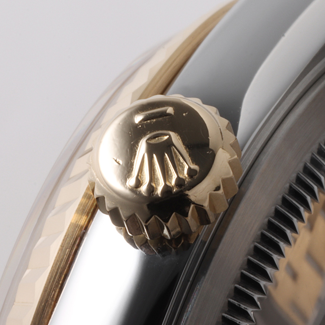 ROLEX(ロレックス)のロレックス デイトジャスト 10Pダイヤ 16233G シャンパン W番 メンズ 中古 腕時計 メンズの時計(腕時計(アナログ))の商品写真
