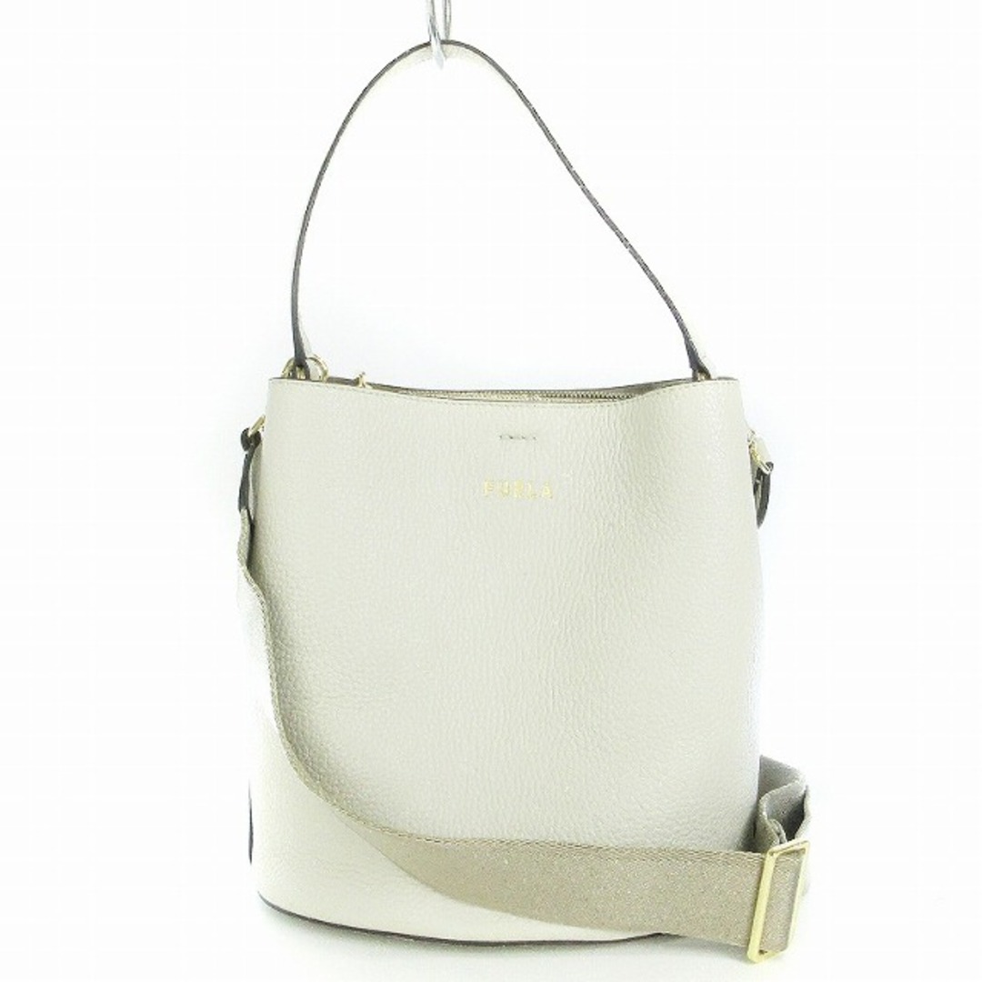 Furla(フルラ)のフルラ ダナエ 2WAY ショルダーバッグ ハンド レザー アイボリー ■SM1 レディースのバッグ(ショルダーバッグ)の商品写真