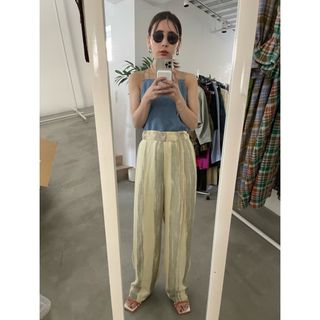 アメリヴィンテージ(Ameri VINTAGE)の【完売大人気美品】PAINT STRIPE RELAX PANTS(カジュアルパンツ)