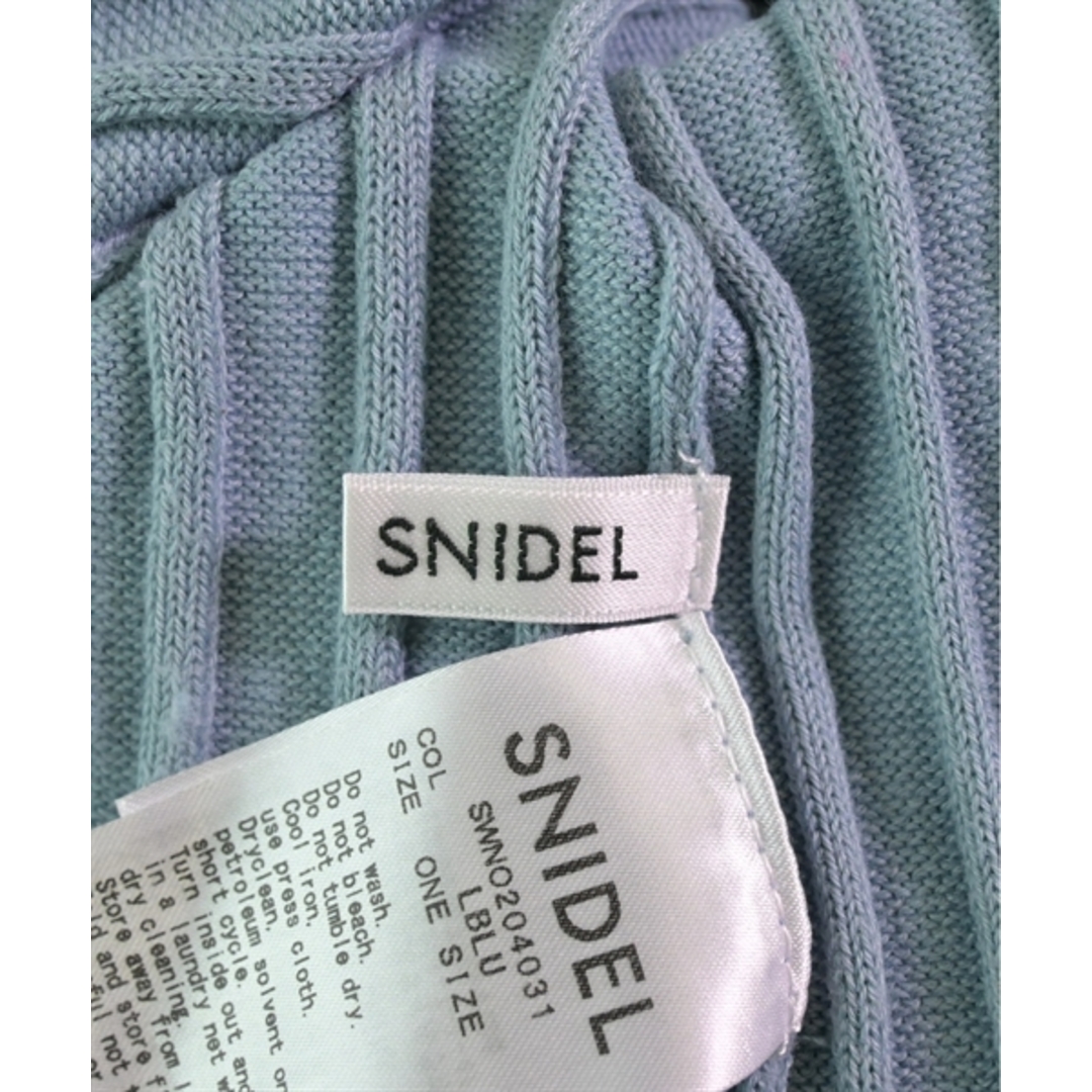 SNIDEL(スナイデル)のSNIDEL スナイデル ワンピース F 水色 【古着】【中古】 レディースのワンピース(ひざ丈ワンピース)の商品写真