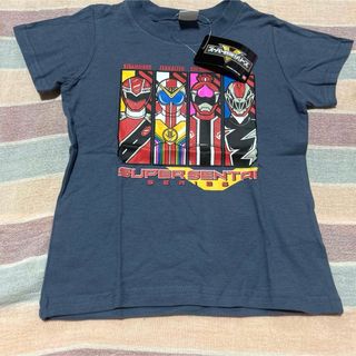 バンダイ(BANDAI)の新品　キッズ　戦隊物　Tシャツ　サイズ100 ブルーグレー(Tシャツ/カットソー)