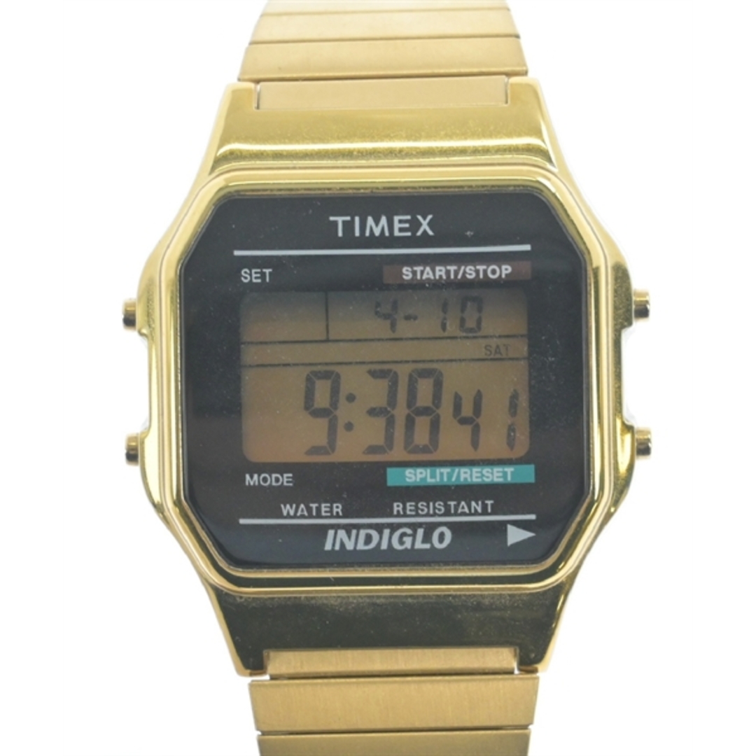 TIMEX(タイメックス)のTIMEX タイメックス 腕時計 - 黒xゴールド 【古着】【中古】 メンズの時計(その他)の商品写真