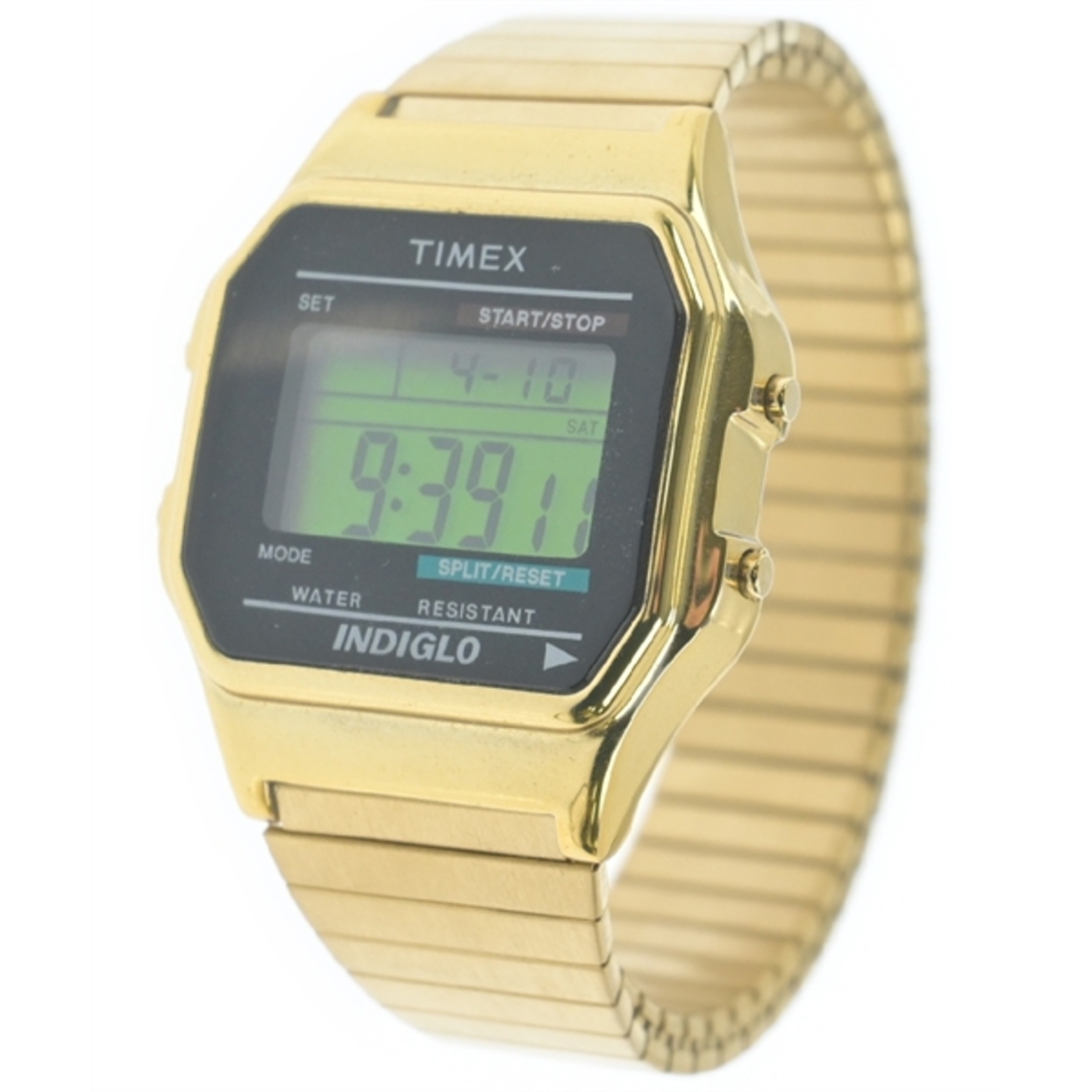 TIMEX(タイメックス)のTIMEX タイメックス 腕時計 - 黒xゴールド 【古着】【中古】 メンズの時計(その他)の商品写真