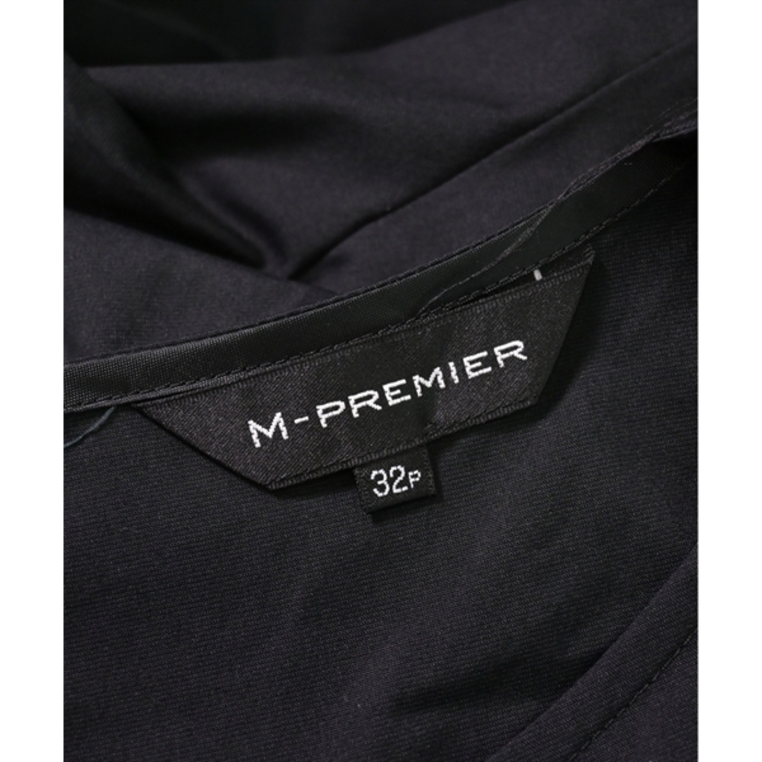 M-premier(エムプルミエ)のM-PREMIER エム　プルミエ ブラウス 32(XXS位) 黒 【古着】【中古】 レディースのトップス(シャツ/ブラウス(長袖/七分))の商品写真