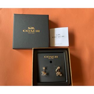 コーチ(COACH)の【新品未使用】COACH コーチ 馬車モチーフ ピアス(ピアス)