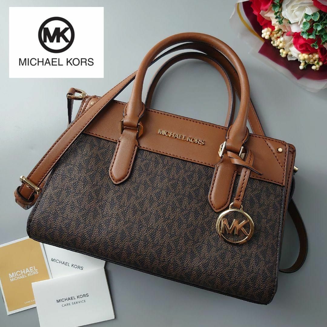 Michael Kors(マイケルコース)の定価7.7万 マイケルコース MIRREN サッチェル スモール 2way レディースのバッグ(ショルダーバッグ)の商品写真