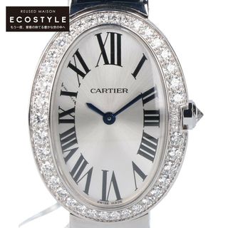 カルティエ(Cartier)のカルティエ 【美品】Au750 WB520006 ベニュワールSM ダイヤベゼル クオーツ(腕時計)