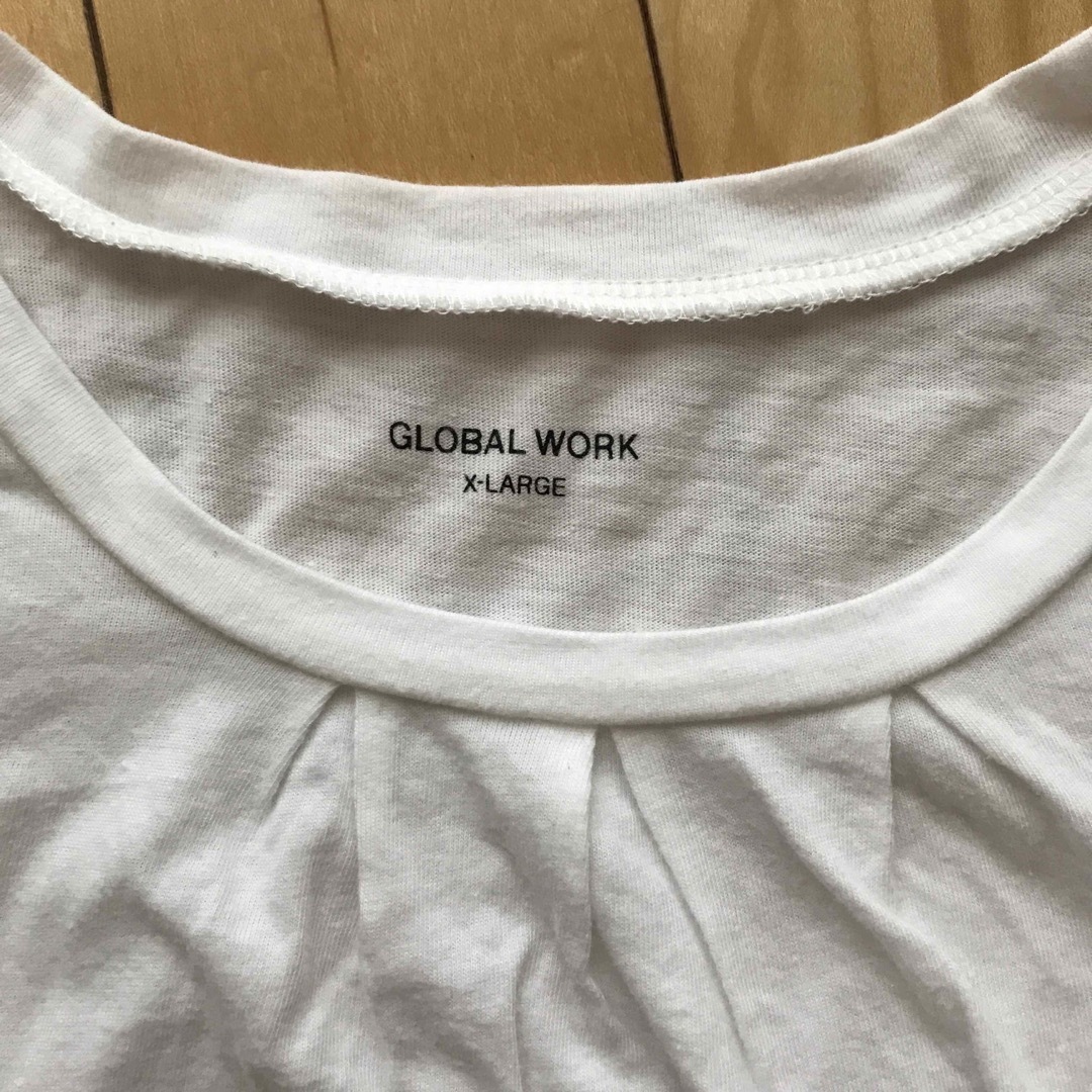 GLOBAL WORK(グローバルワーク)のグローバルワーク　レース付きノースリーブ　120㎝ キッズ/ベビー/マタニティのキッズ服女の子用(90cm~)(Tシャツ/カットソー)の商品写真