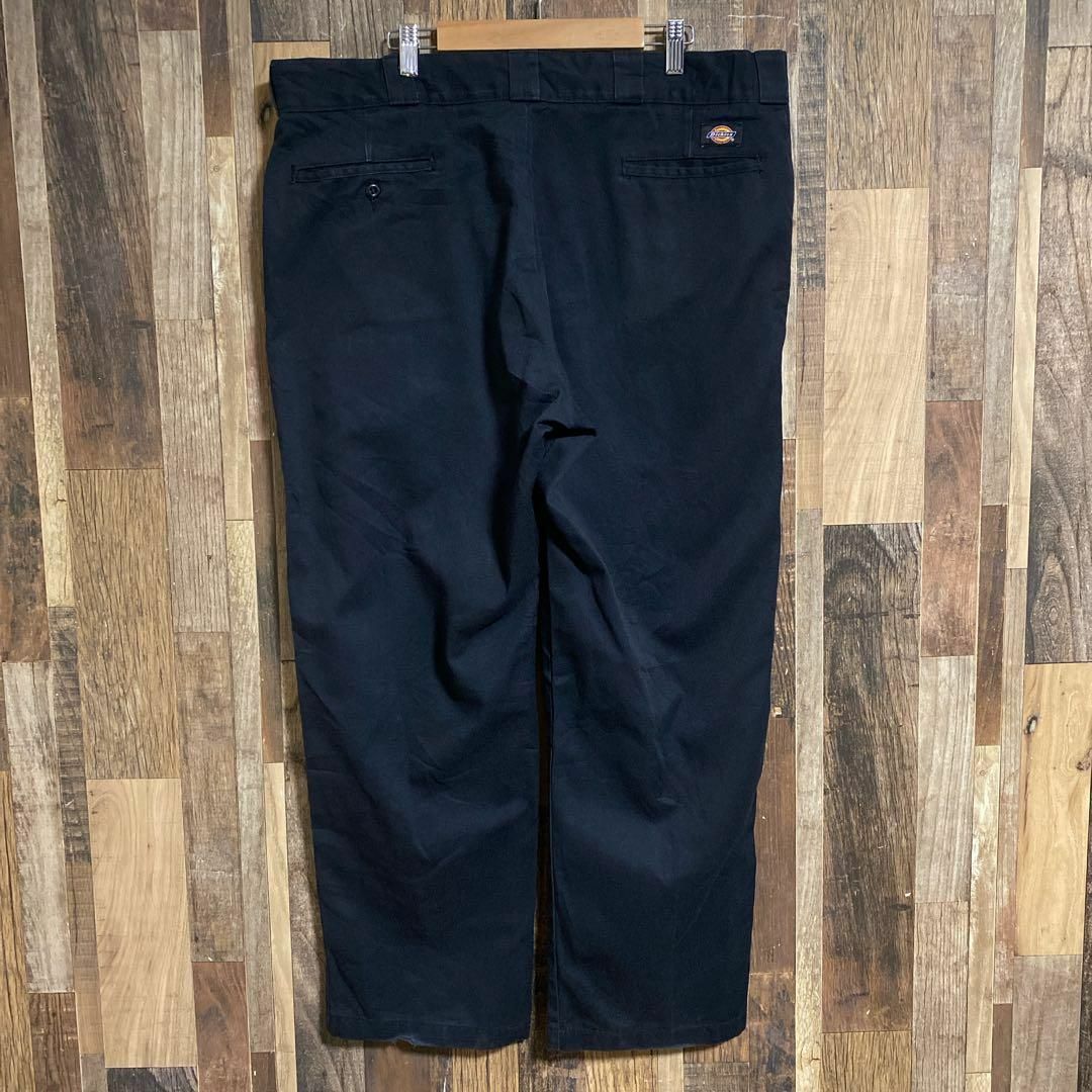 Dickies(ディッキーズ)のブラック ディッキーズ メンズ ワーク パンツ 40 2XL USA古着 90s メンズのパンツ(ワークパンツ/カーゴパンツ)の商品写真