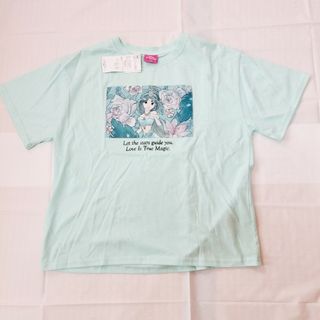 ディズニー(Disney)の【新品】ジャスミン　アラジン　Tシャツ　ディズニープリンセス　150  グリーン(Tシャツ/カットソー)