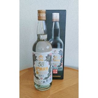 【新品未開栓】58° 金門高粱酒 750ml １本 外箱付き(蒸留酒/スピリッツ)