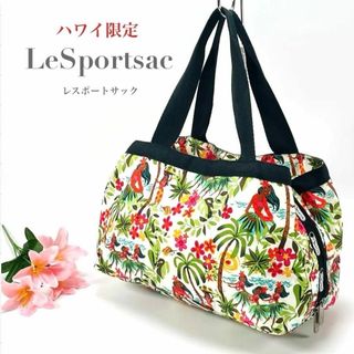 レスポートサック(LeSportsac)のハワイ限定 希少 レスポートサック ミニ ボストンバッグ フラガール レディース(ボストンバッグ)