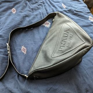 プラダ(PRADA)のプラダ PRADA トライアングル レザーバッグ ショルダーバッグ 2VY007(ショルダーバッグ)