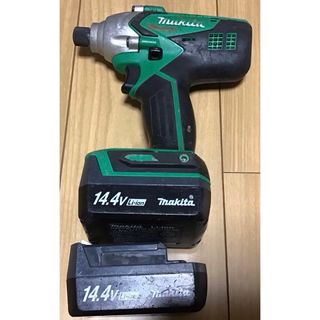 マキタ(Makita)のマキタ充電式インパクトドライバ M695D 予備バッテリー付　※充電器ありません(工具)