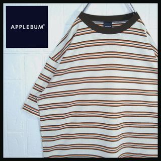 《APPLEBUM/アップルバム》新品　ボーダー　Tシャツ　ビッグシルエット