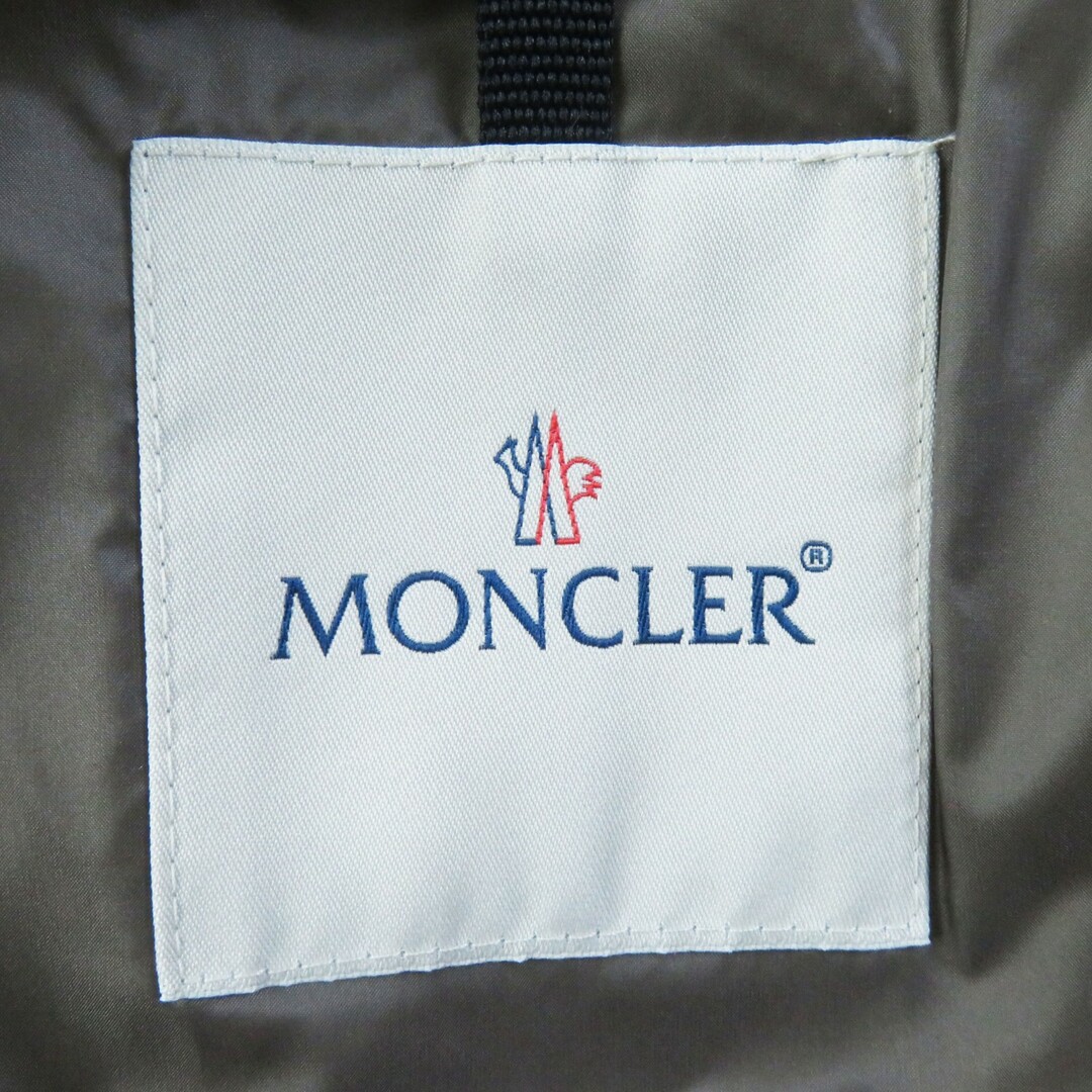 MONCLER(モンクレール)の美品◎MONCLER モンクレール ANCY 襟・ポケット ミンクファー使い ロングダウンコート ブラウン系 1 正規品 レディース レディースのジャケット/アウター(ダウンコート)の商品写真