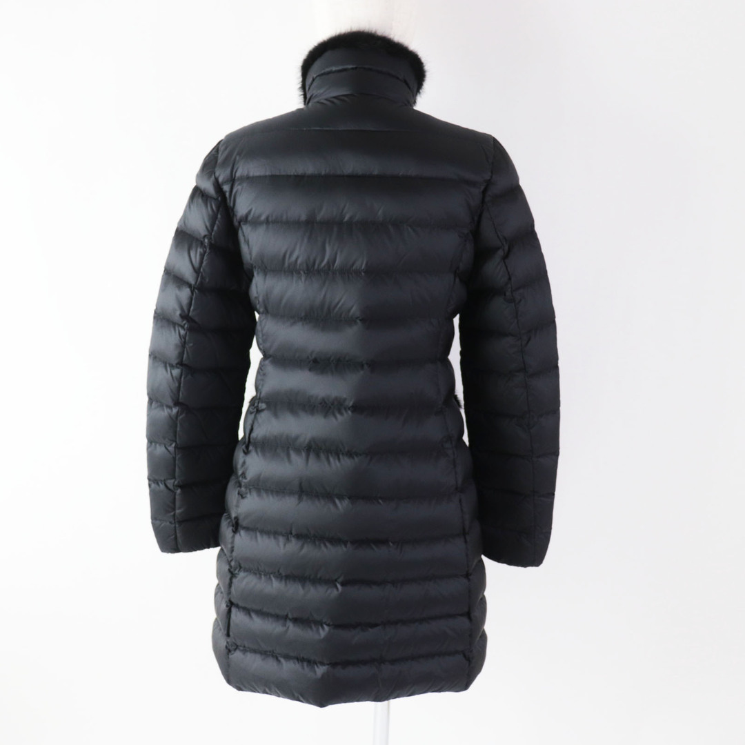 MONCLER(モンクレール)の美品◎MONCLER モンクレール LACANIZ 前立て・ポケット口 ミンクファー使い ロングダウンコート ブラック 1 正規品 レディース レディースのジャケット/アウター(ダウンコート)の商品写真