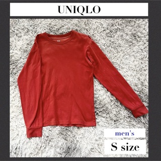 ユニクロ(UNIQLO)の3.UNIQLO:長袖カットソー(オレンジ系)(Tシャツ/カットソー(七分/長袖))