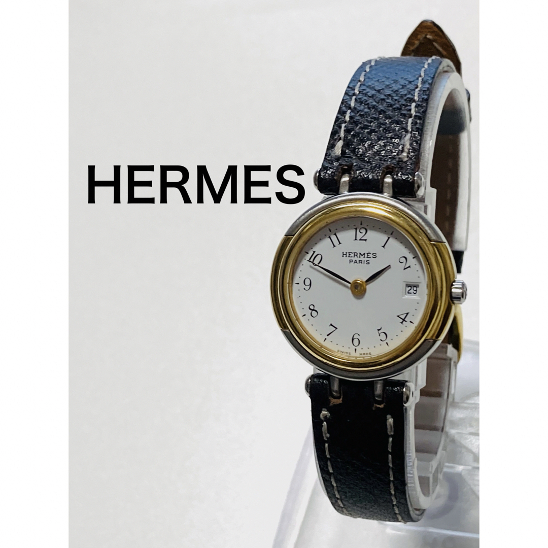 Hermes(エルメス)の美品！　HERMES エルメス　ウィンザー　留め具純正　レディース腕時計 レディースのファッション小物(腕時計)の商品写真