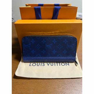 ルイヴィトン(LOUIS VUITTON)のルイヴィトン ジッピーウォレットヴェルティカル コバルト ブルー(長財布)