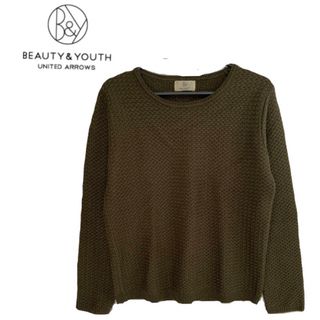 ビューティアンドユースユナイテッドアローズ(BEAUTY&YOUTH UNITED ARROWS)のBEAUTY&YOUTH  ワッフルセーター　ニット　サーマル　カットソー(ニット/セーター)