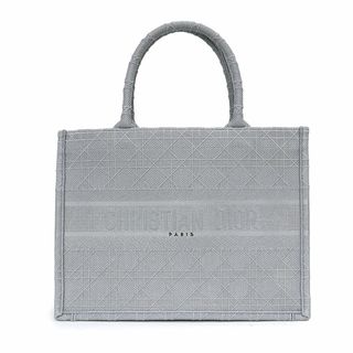 Christian Dior - クリスチャンディオール BOOK TOTE ブック カナージュ トートバッグ ミディアム コットンキャンバス グレー M1296ZRTN Christian Dior（新品・未使用品）