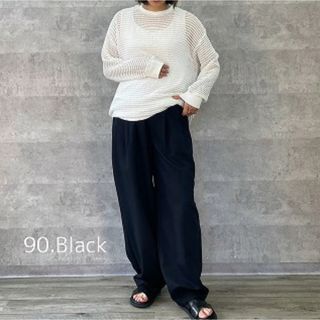 アンナケリー(Anna Kerry)の【新品】Anna Kerry　アンナケリー　コクーンワイドパンツ　38サイズ(カジュアルパンツ)