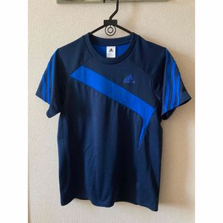 アディダス(adidas)のadidas アディダス climalite ドライ半袖Tシャツ　S  ネイビー(Tシャツ/カットソー(半袖/袖なし))