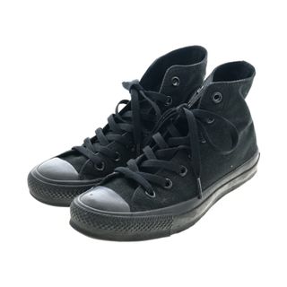 コンバース(CONVERSE)のCONVERSE コンバース スニーカー 23.5cm 黒 【古着】【中古】(スニーカー)