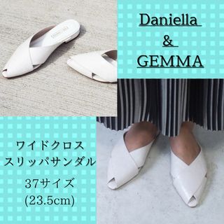 Daniella&GEMMA - Daniella & GEMMA ワイドクロススリッパサンダル