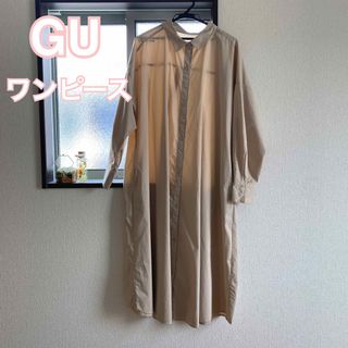 GU - GU シャツワンピ　レディース　ワンピース　春服