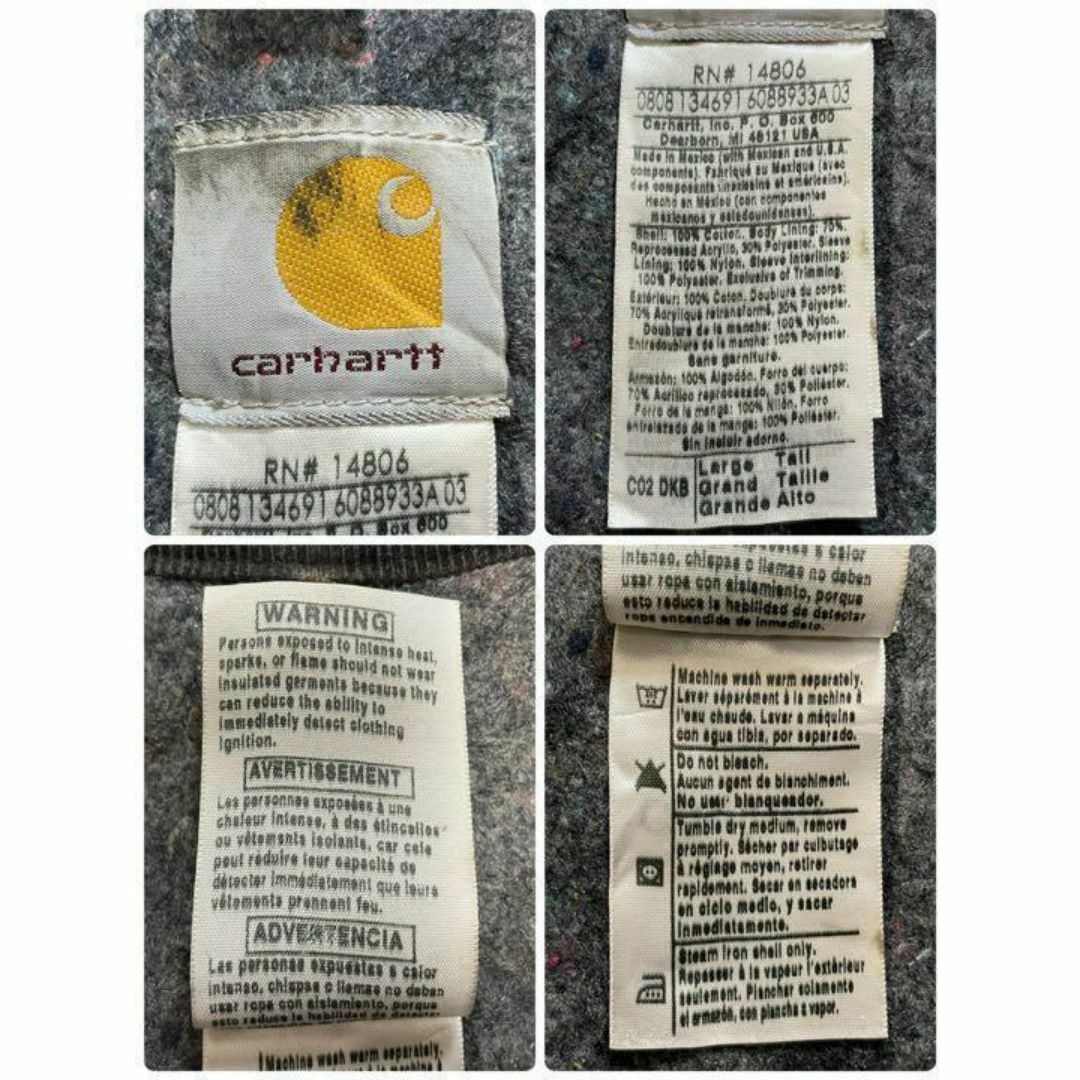carhartt(カーハート)のカーハート　メキシコ製　ダックジャケット　ミシガンチョアコート　企業刺繍　L その他のその他(その他)の商品写真