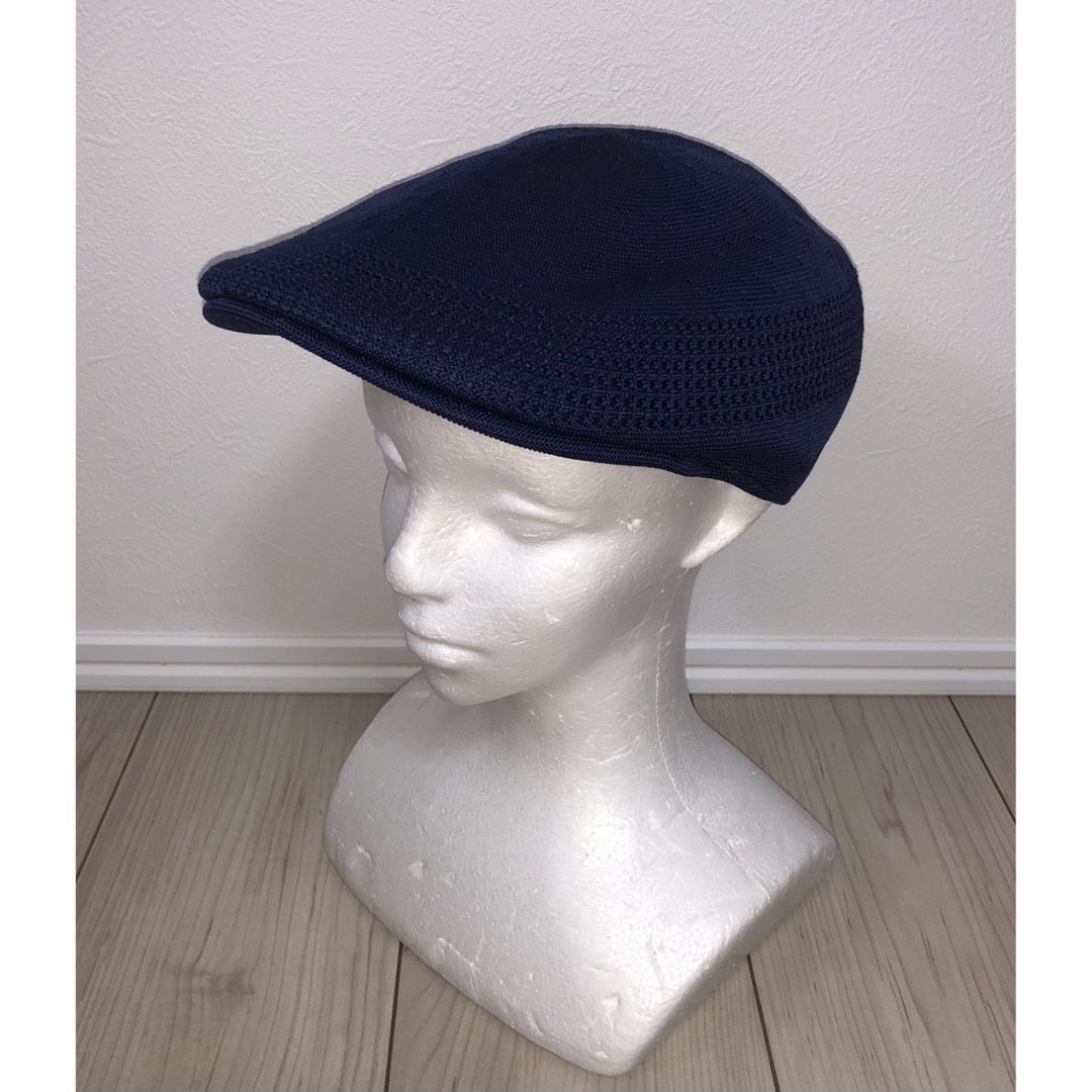 KANGOL(カンゴール)のXL 新品 KANGOL ハンチングキャップ カンゴール ベレー帽 ネイビー 紺 メンズの帽子(ハンチング/ベレー帽)の商品写真