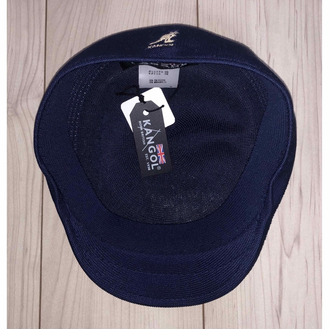KANGOL(カンゴール)のXL 新品 KANGOL ハンチングキャップ カンゴール ベレー帽 ネイビー 紺 メンズの帽子(ハンチング/ベレー帽)の商品写真