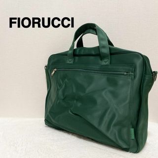 フィオルッチ(Fiorucci)の美品✨FIORUCCIフィオルッチハンドバッグトートバッグディープグリーン緑(トートバッグ)