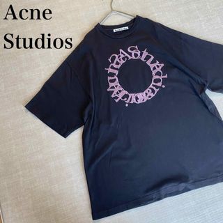 Acne Studios - 【美品】アクネストゥディオス　サークルロゴTシャツ　カットソー　半袖　人気　春夏