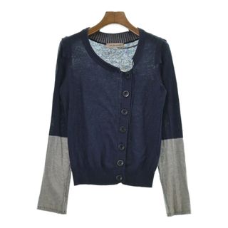 SEE BY CHLOE - See By Chloe カーディガン -(M位) 紺xグレー 【古着】【中古】